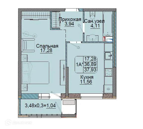 Фото квартиры в ЖК Репин-Парк