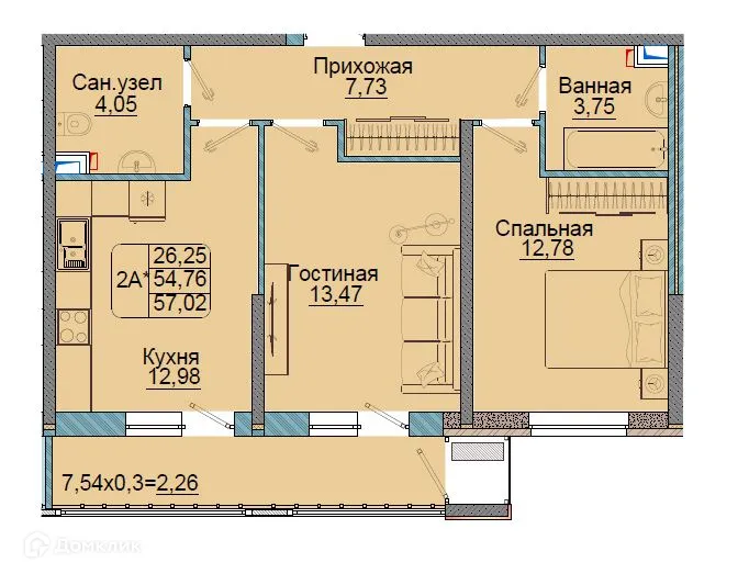 Фото квартиры в ЖК Репин-Парк