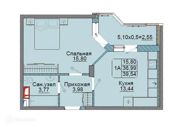 Фото квартиры в ЖК Репин-Парк