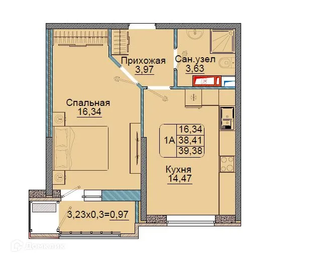 Фото квартиры в ЖК Репин-Парк