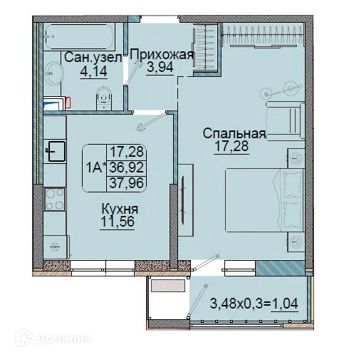 Фото квартиры в ЖК Репин-Парк