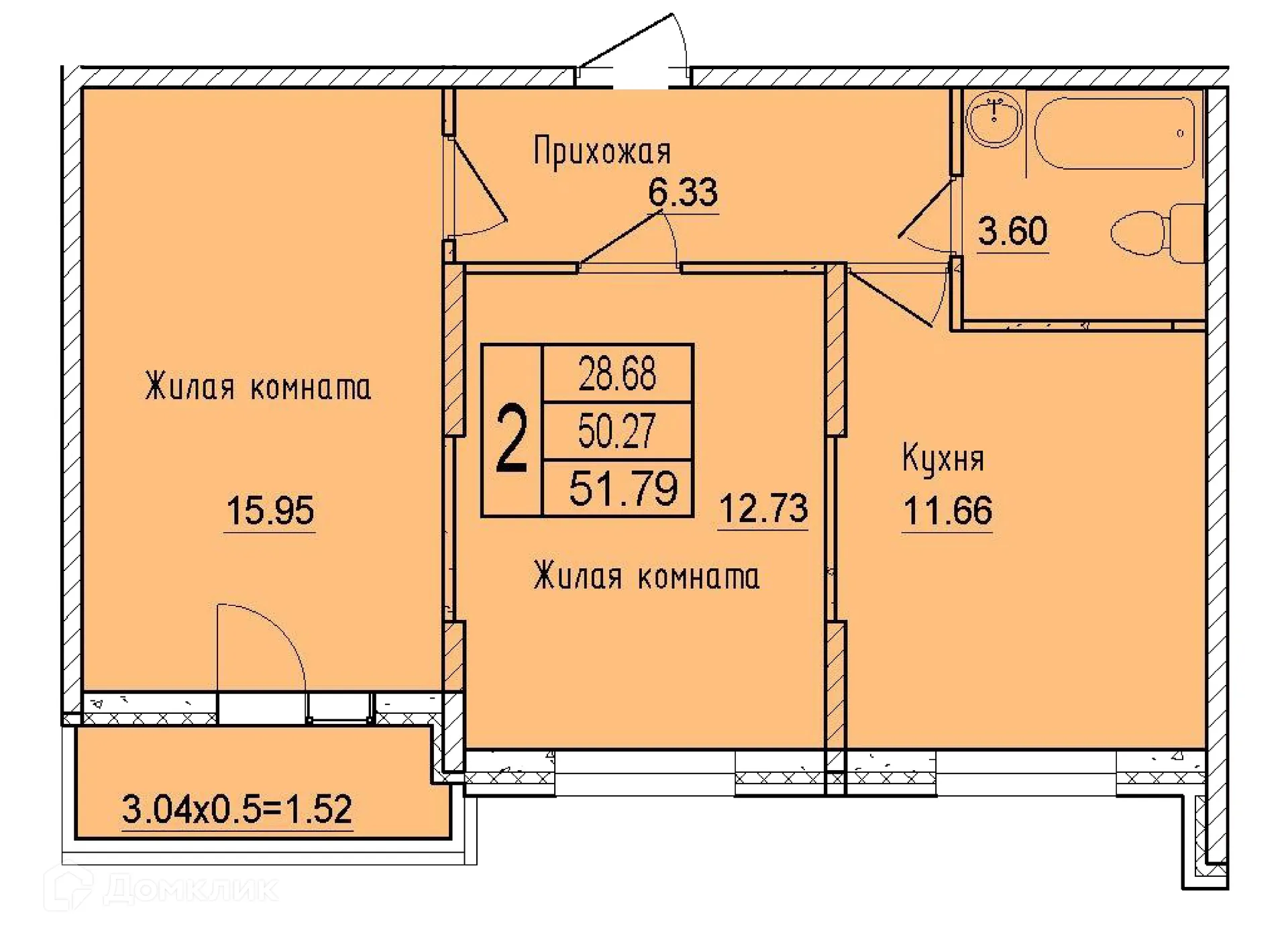 Фото квартиры в ЖК Друг