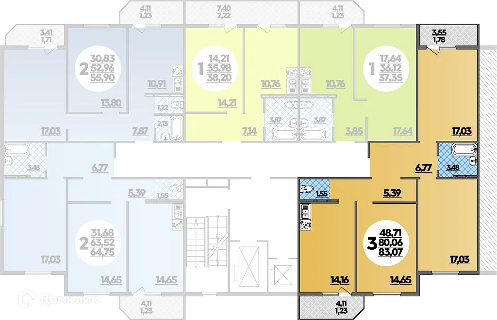 Фото квартиры в ЖК Квартал №6