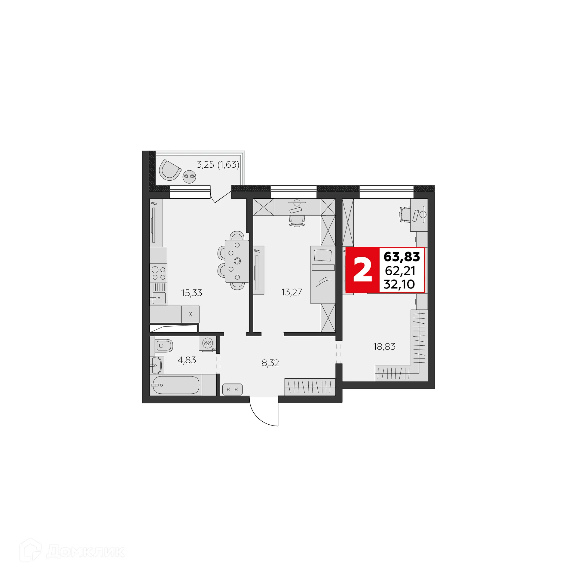 Фото квартиры в ЖК К24