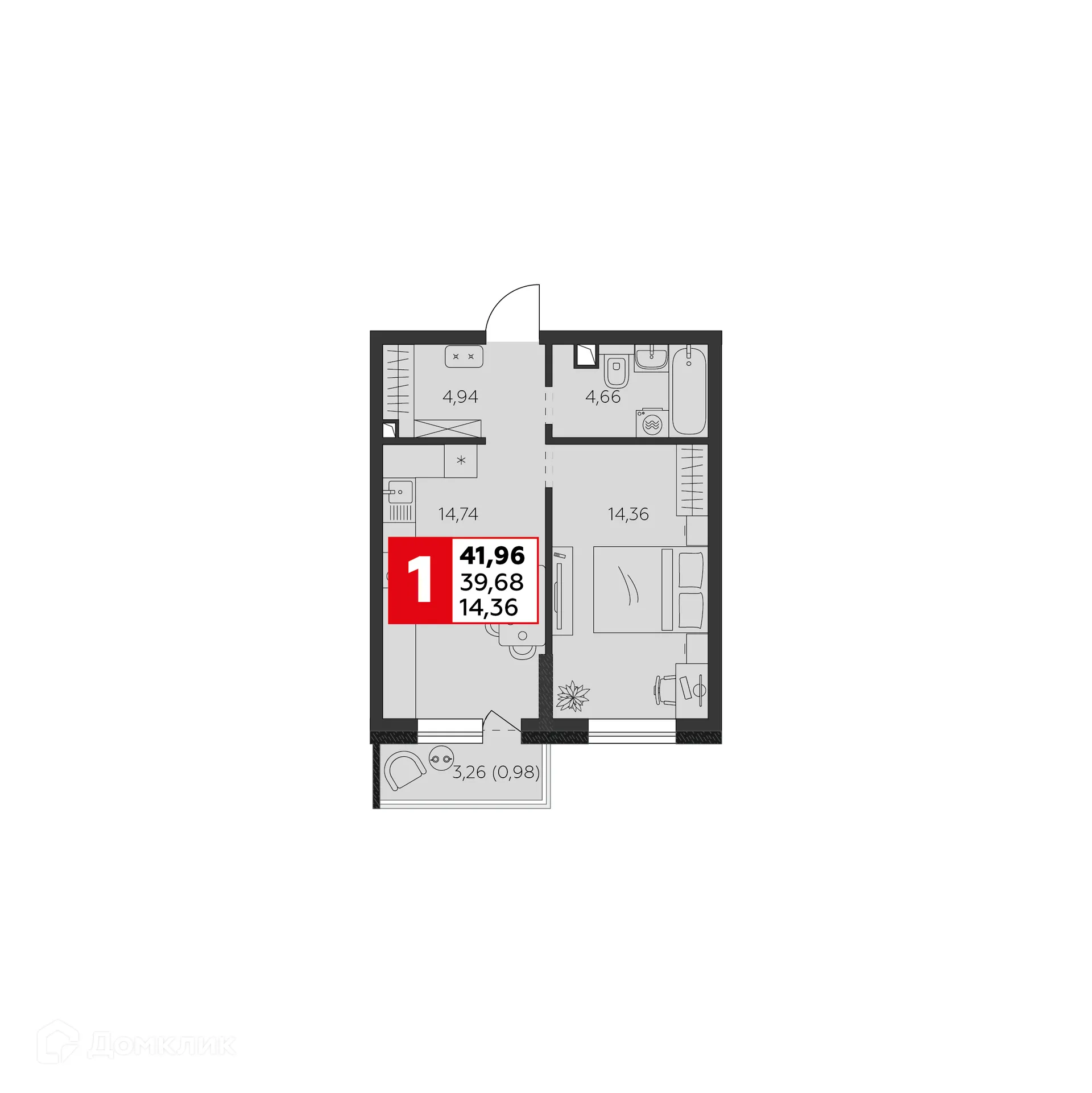 Фото квартиры в ЖК К24