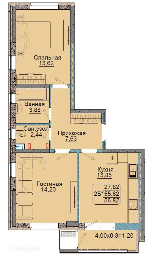 Фото квартиры в ЖК Репин-Парк