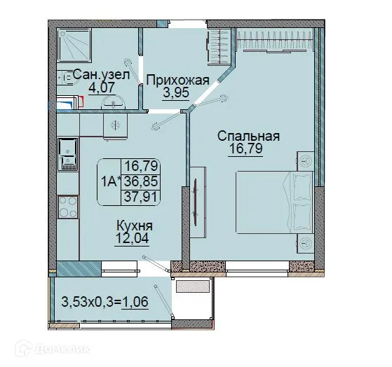 Фото квартиры в ЖК Репин-Парк