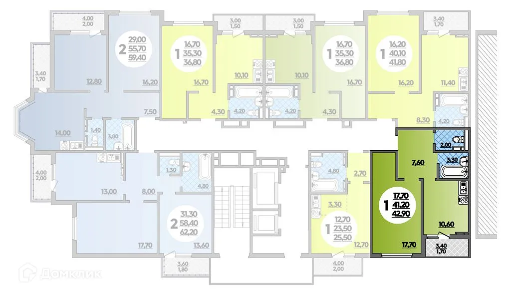 Фото квартиры в ЖК ПАРК У ДОМА