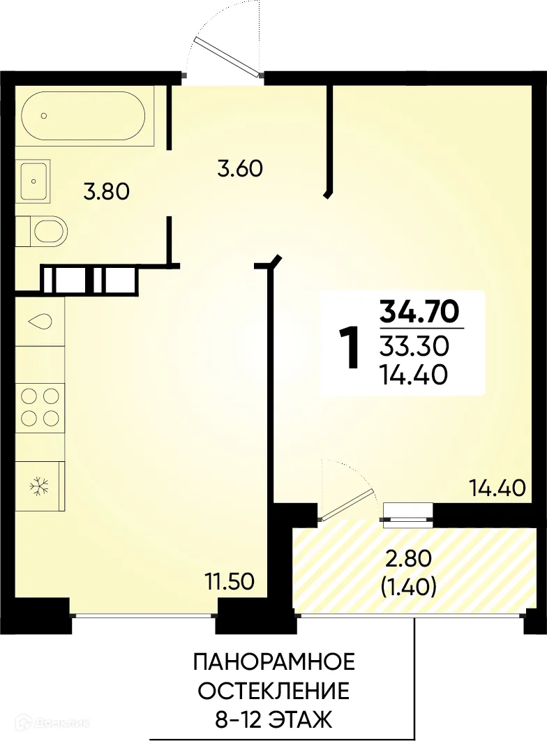 Фото квартиры в ЖК Клубный квартал Архитектор