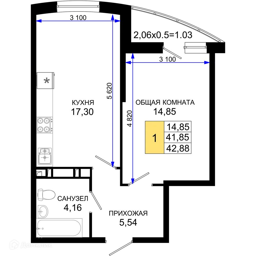 Фото квартиры в ЖК "Лучший"