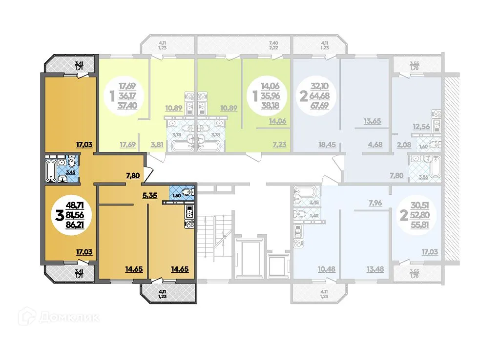 Фото квартиры в ЖК Квартал №6