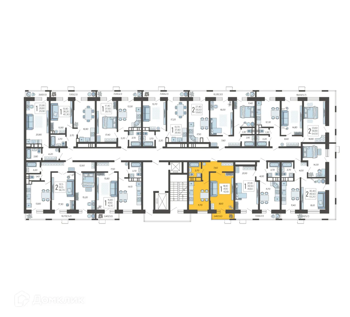 Фото квартиры в ЖК "НЕБО"