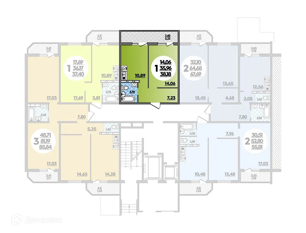 Фото квартиры в ЖК Квартал №6