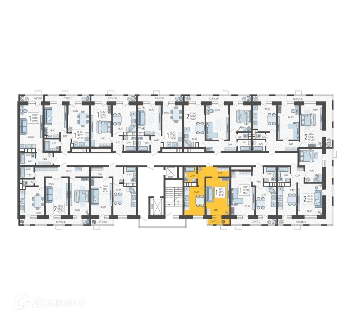 Фото квартиры в ЖК "НЕБО"