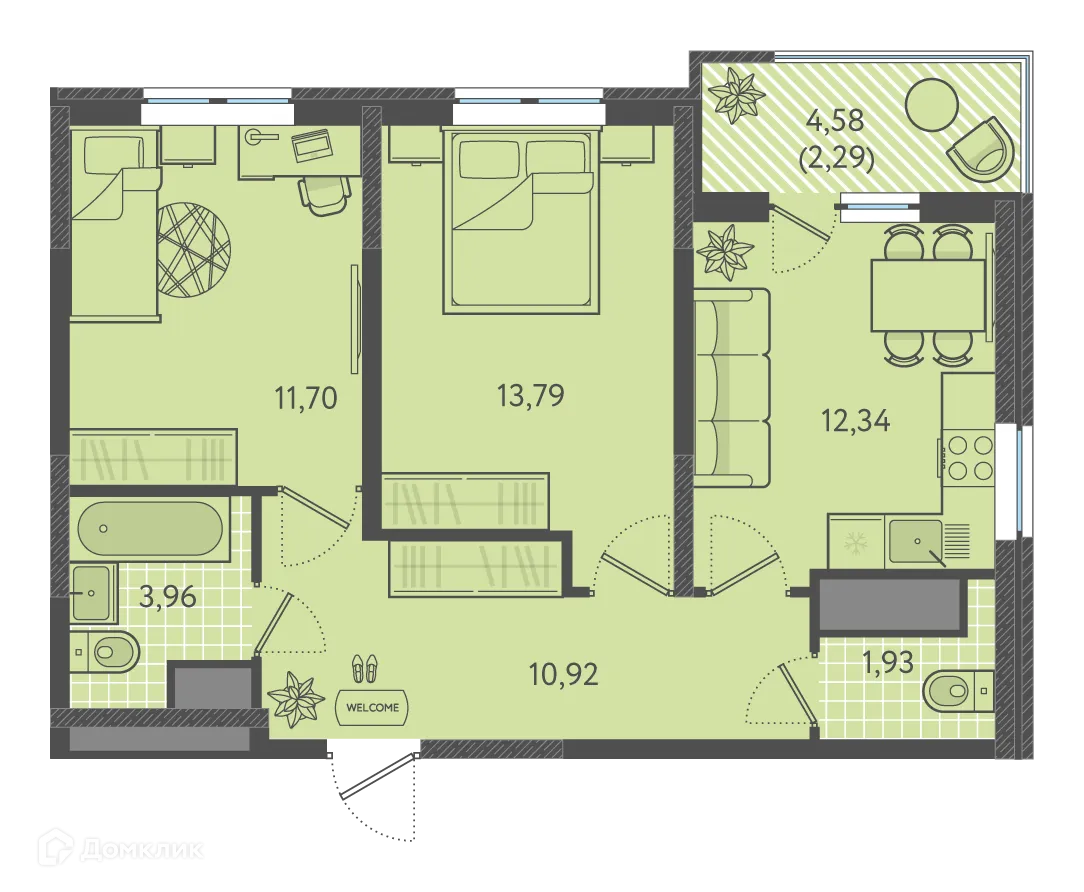 Фото квартиры в ЖК Теплые Края