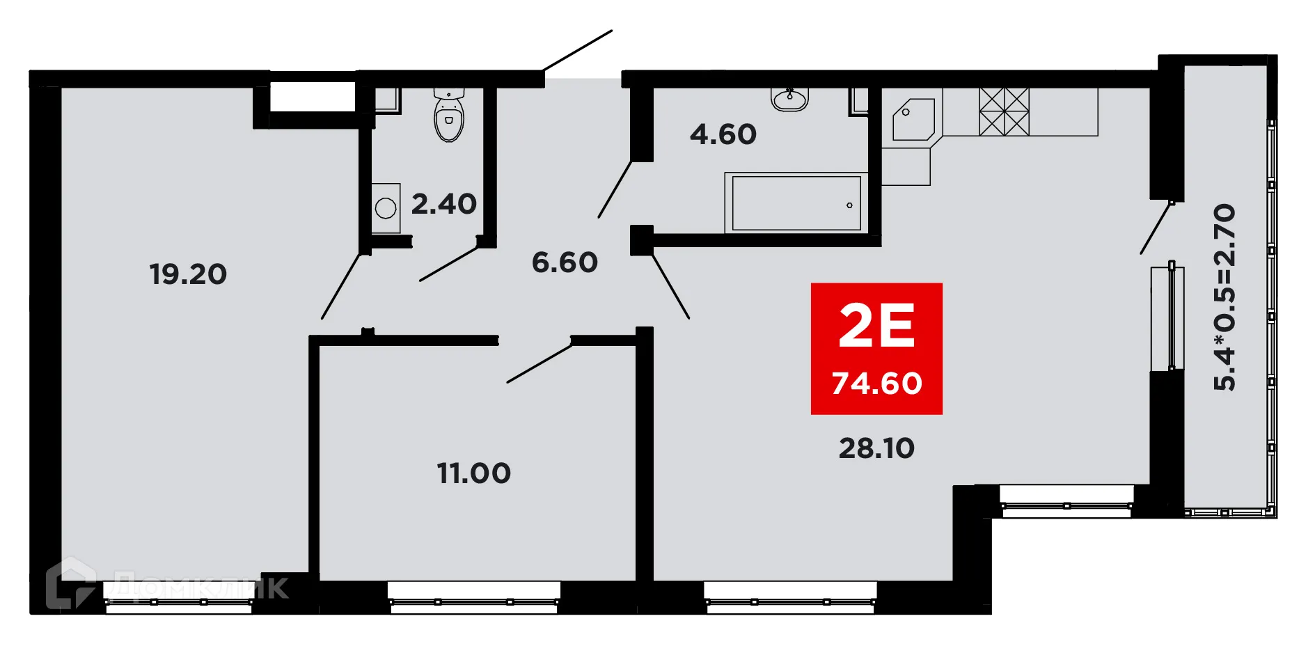 Фото квартиры в ЖК NEO-квартал "Красная площадь"