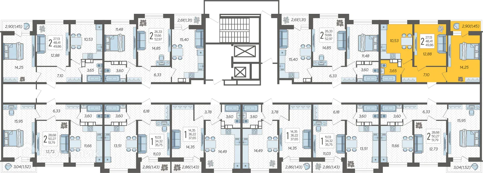 Фото квартиры в ЖК "Смородина"