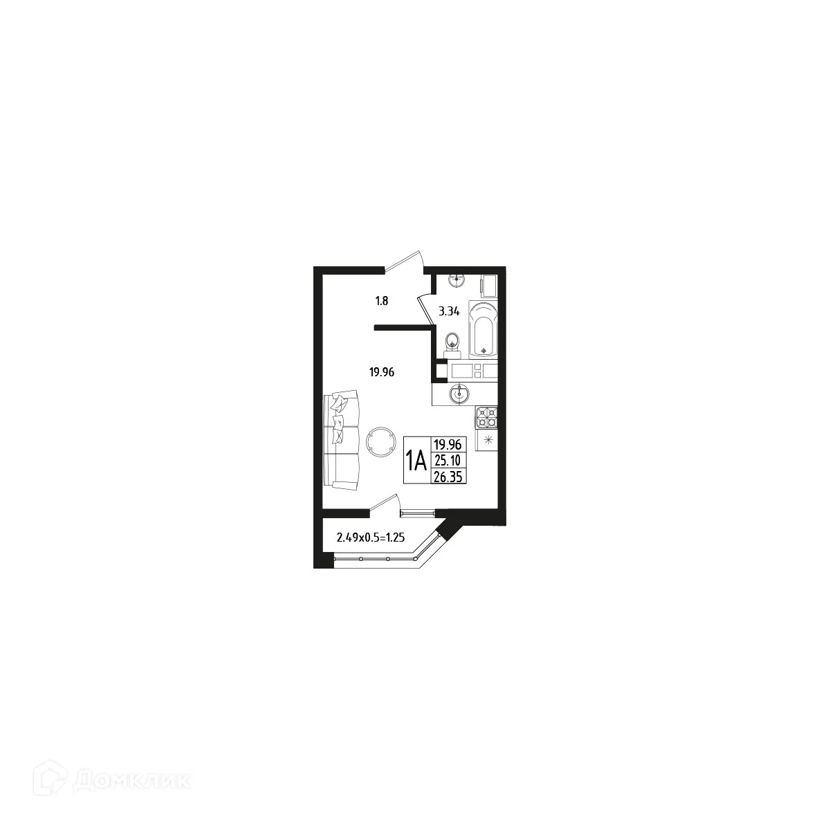Фото квартиры в ЖК Мега-Победа 3