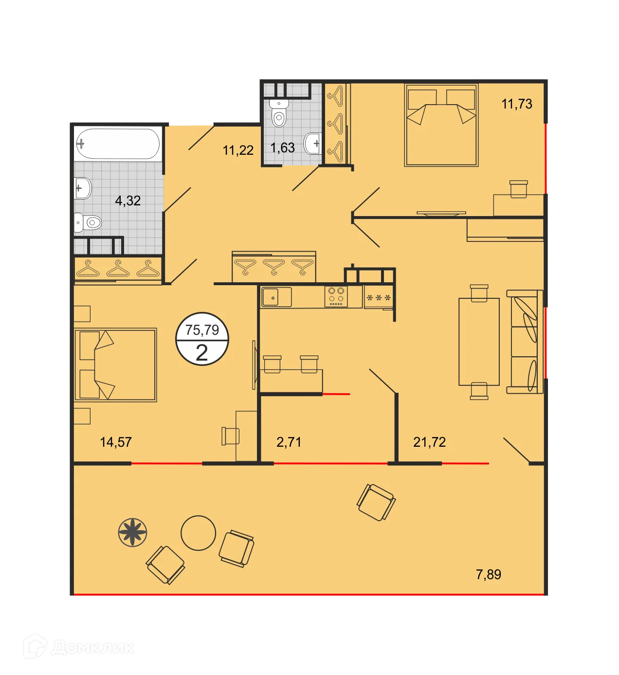 Фото квартиры в ЖК Событие