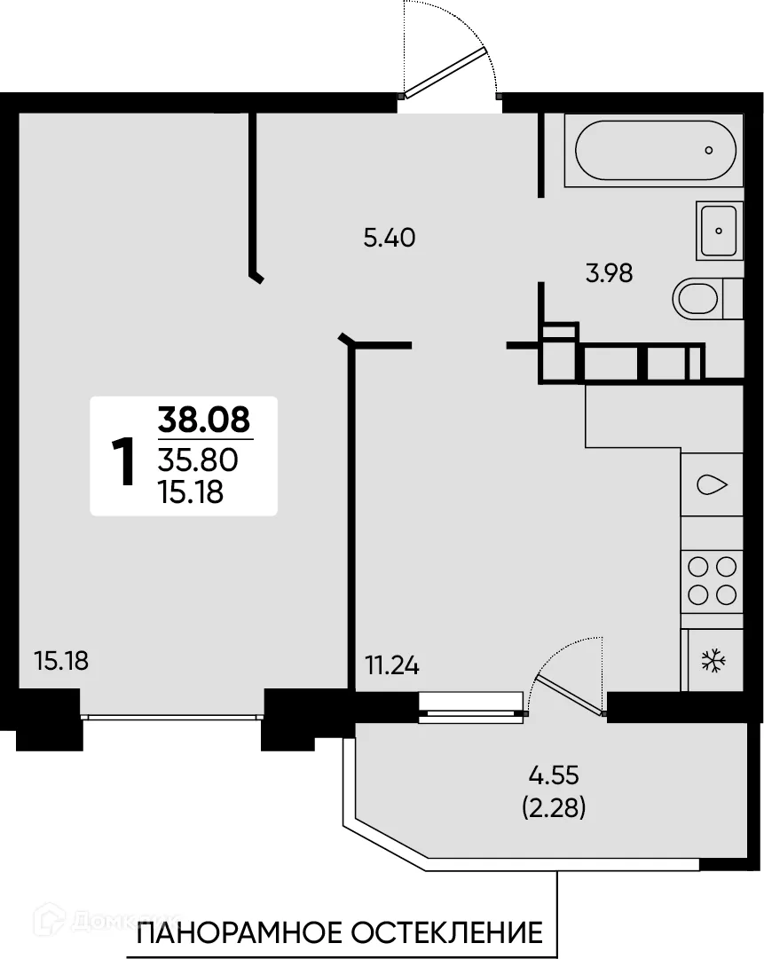 Фото квартиры в ЖК "Достояние"