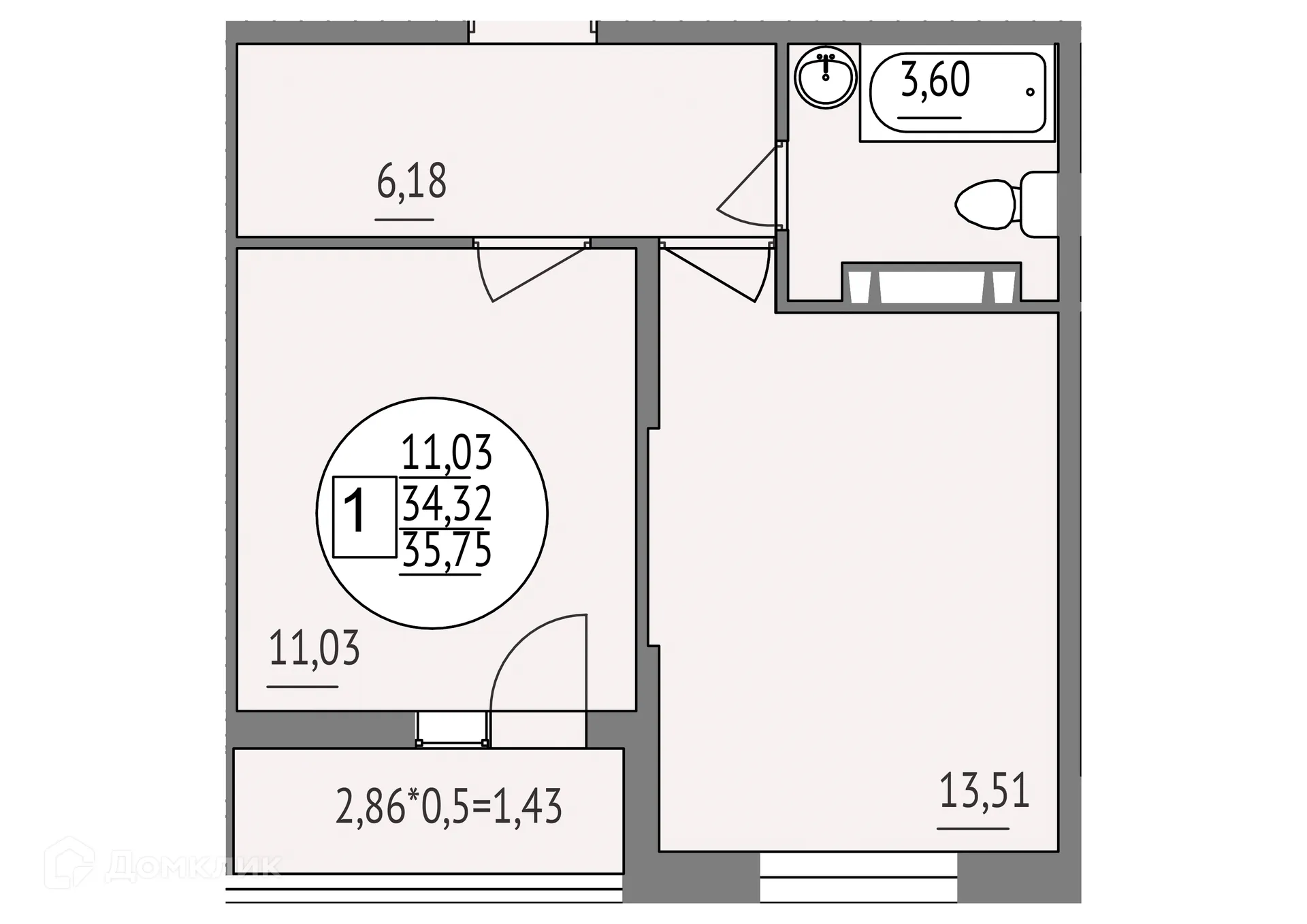 Фото квартиры в ЖК Друг