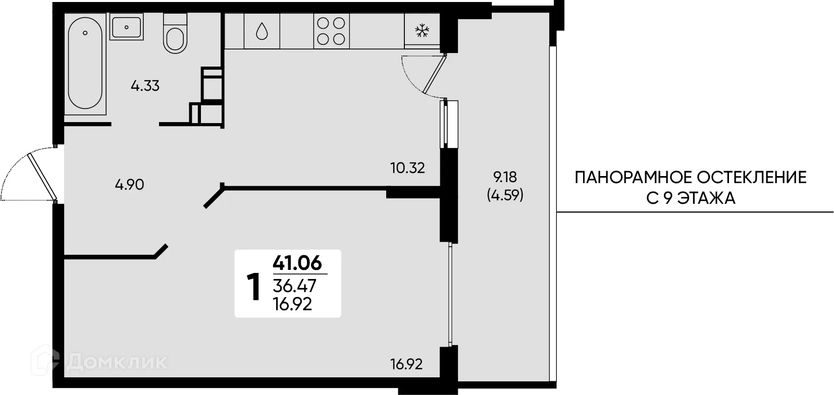 Фото квартиры в ЖК "Достояние"