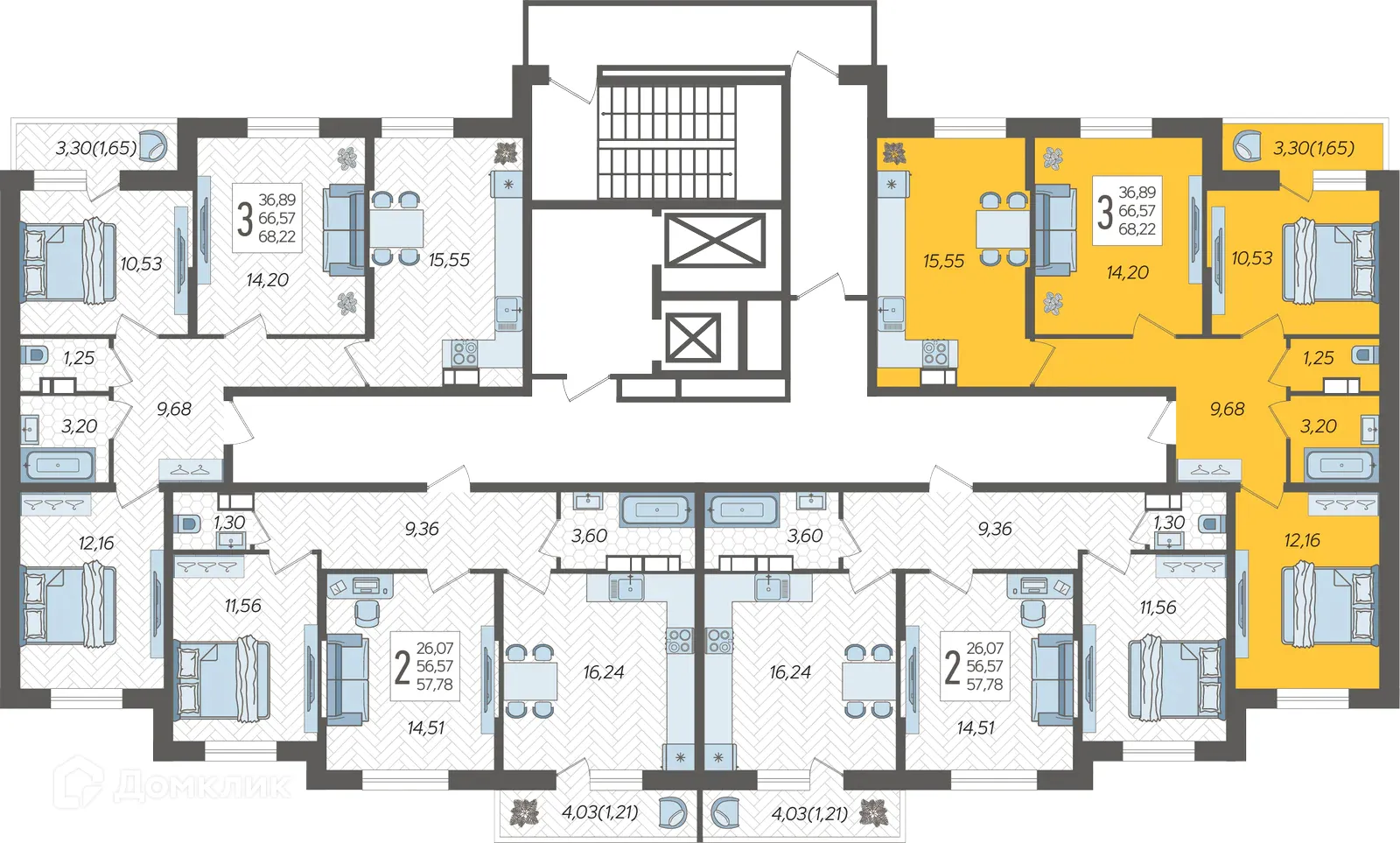 Фото квартиры в ЖК "Смородина"