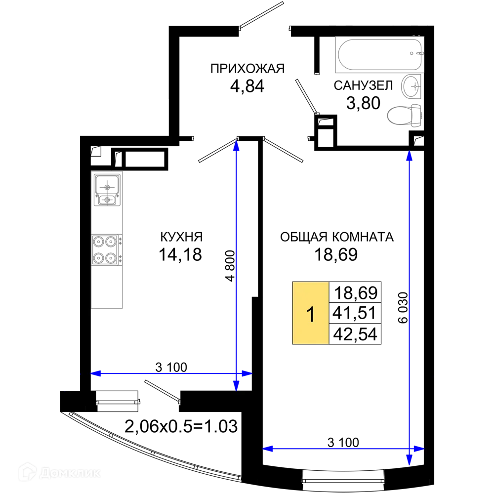 Фото квартиры в ЖК "Лучший"