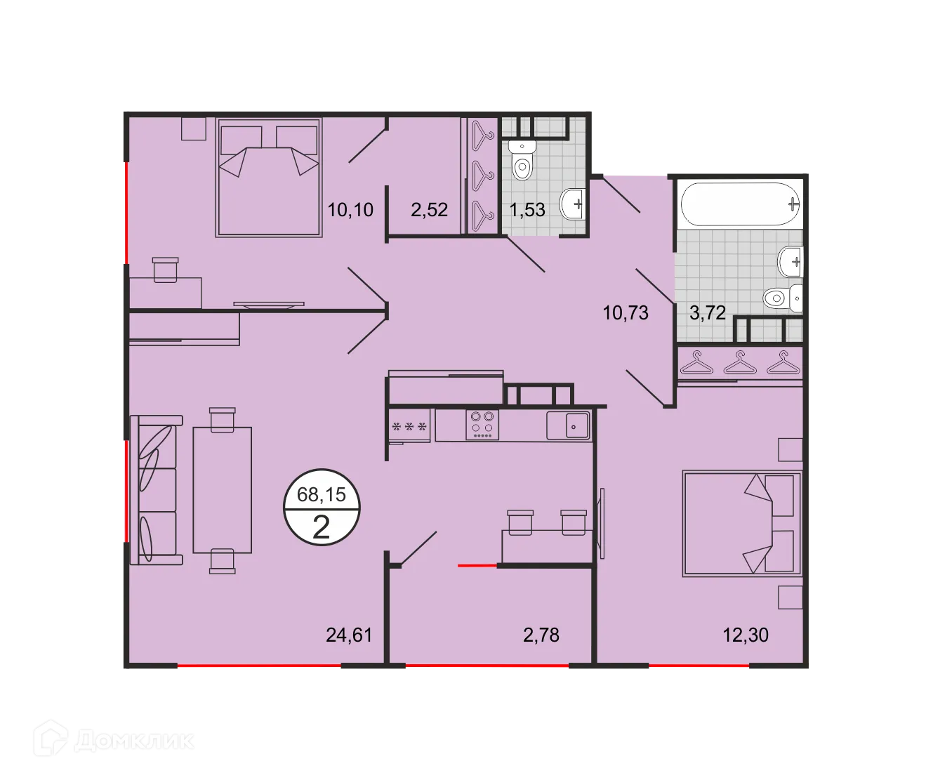 Фото квартиры в ЖК Событие