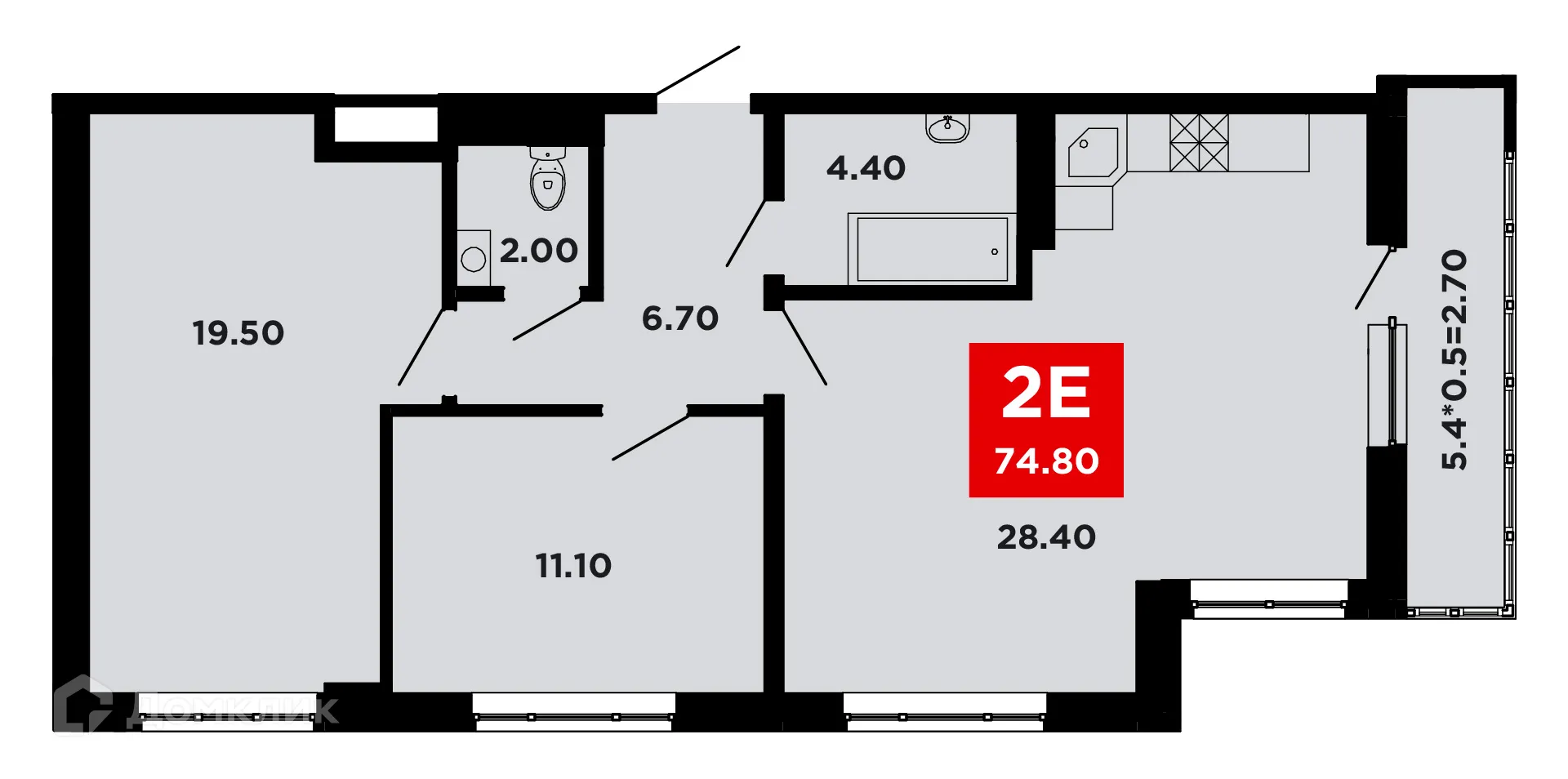 Фото квартиры в ЖК NEO-квартал "Красная площадь"