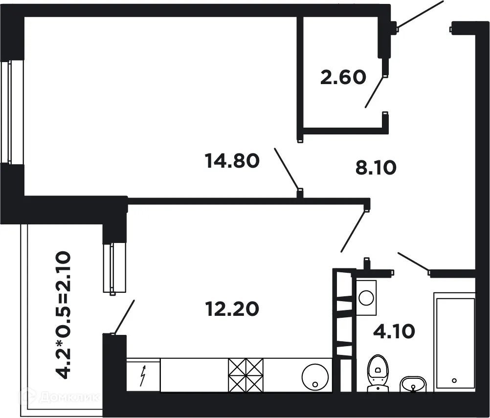 Фото квартиры в ЖК NEO-квартал "Красная площадь"