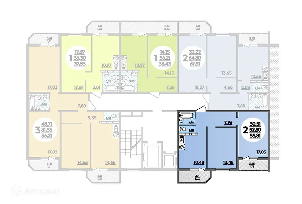 Фото квартиры в ЖК Квартал №6