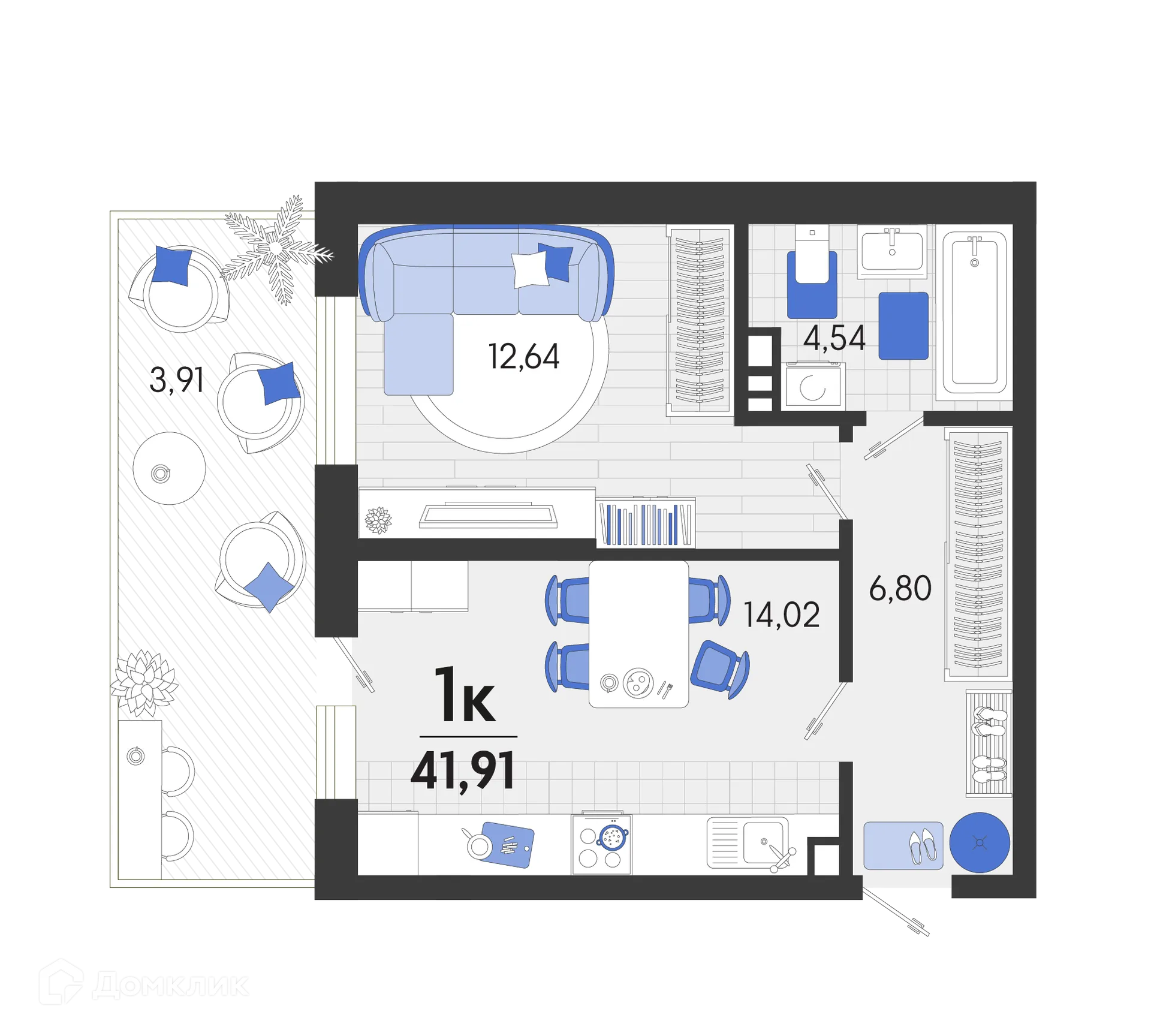 Фото квартиры в ЖК Белые Росы