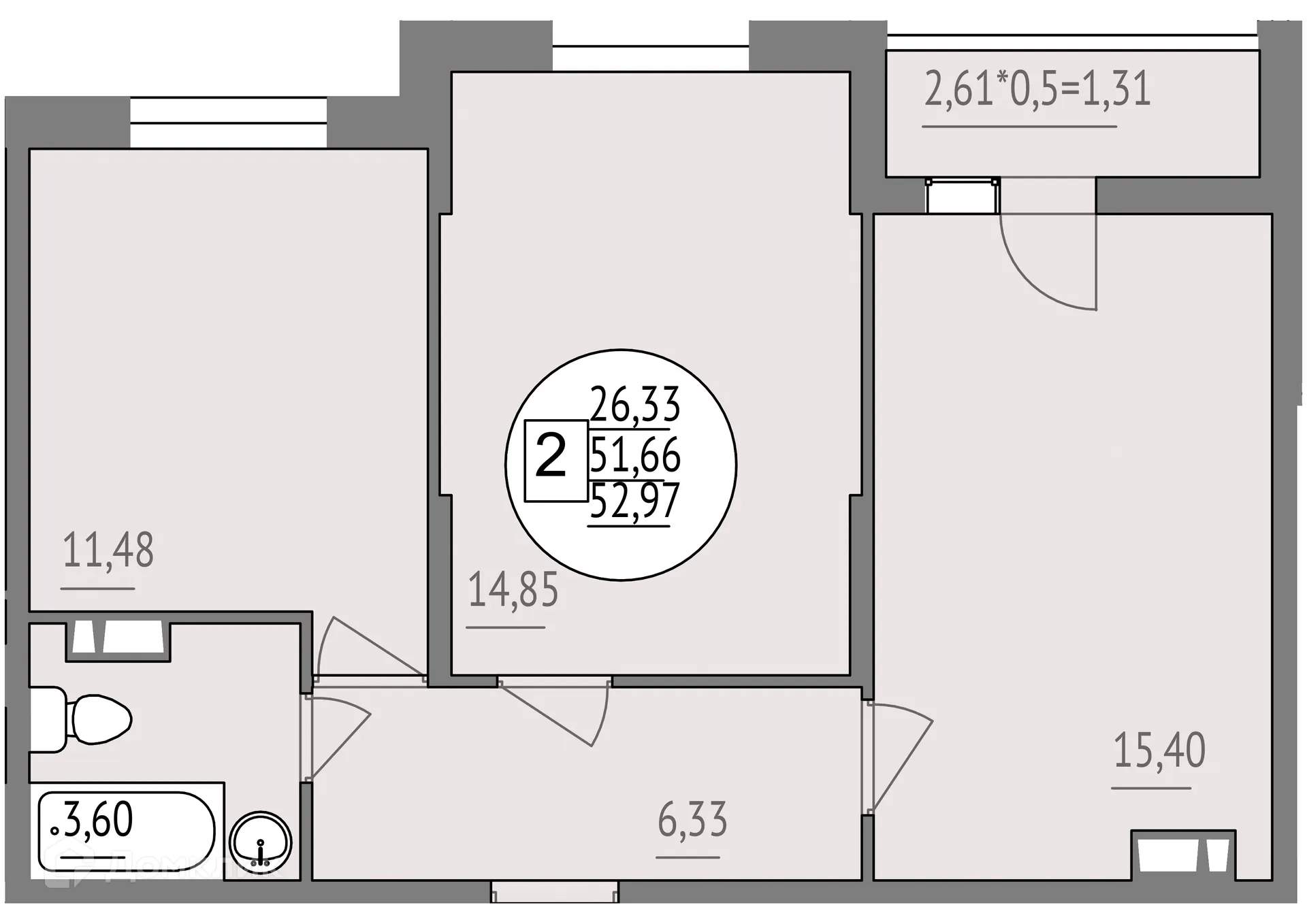 Фото квартиры в ЖК Друг