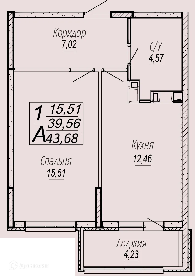 Фото квартиры в ЖК "Спутник"