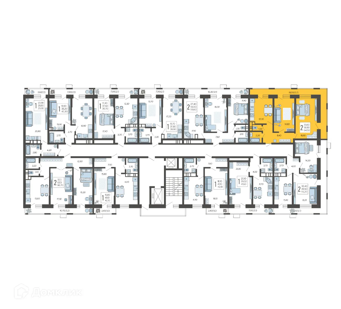 Фото квартиры в ЖК "НЕБО"