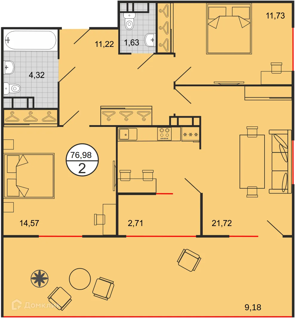 Фото квартиры в ЖК Событие