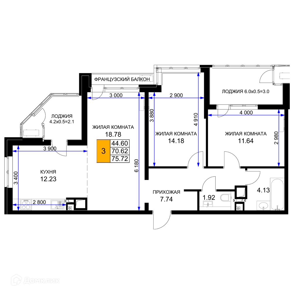 Фото квартиры в ЖК "Сегодня"