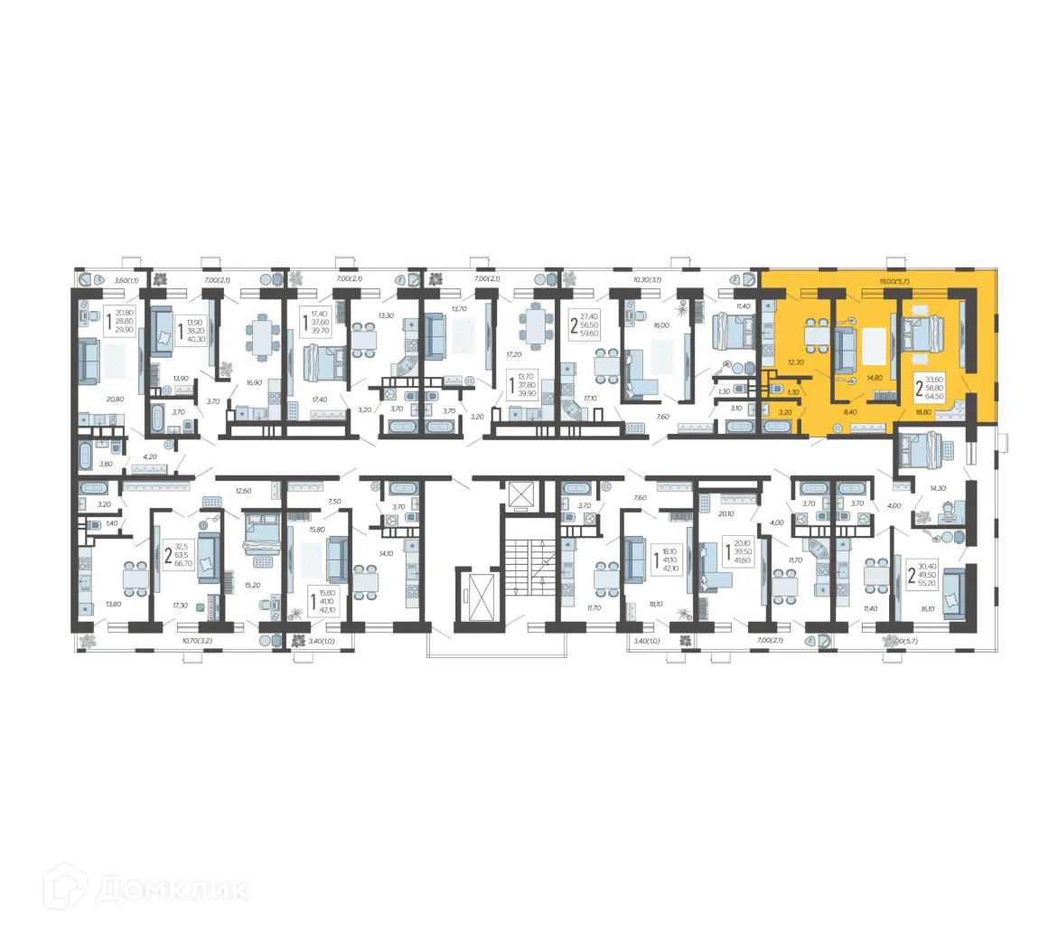 Фото квартиры в ЖК "НЕБО"