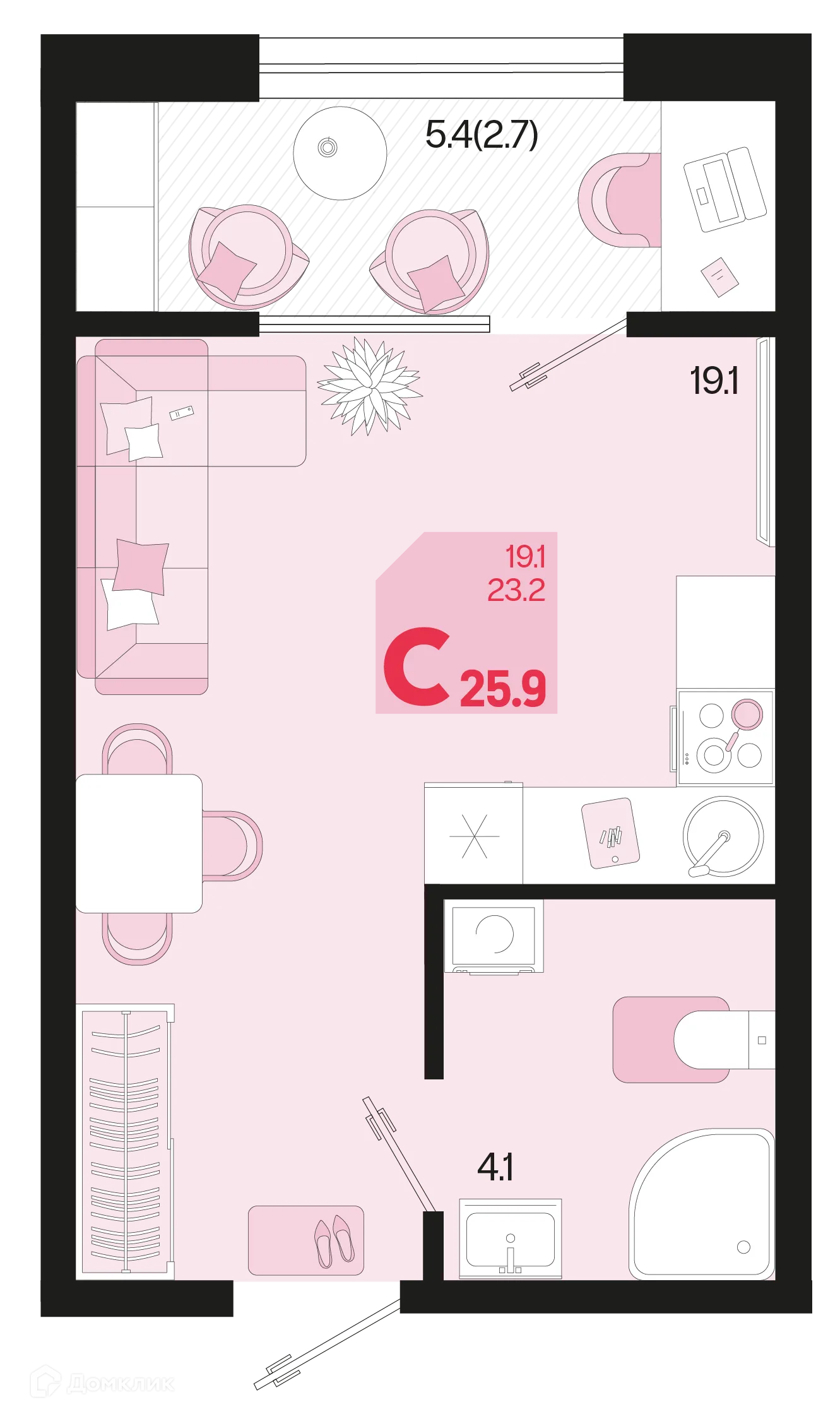 Фото квартиры в ЖК Первое место