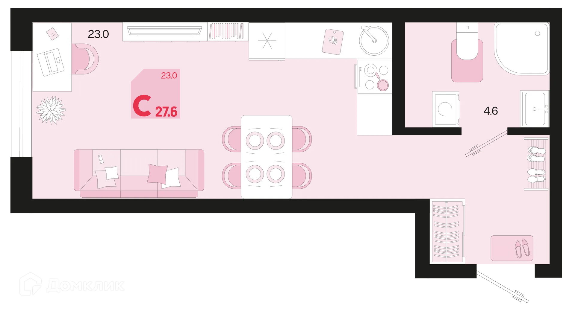 Фото квартиры в ЖК Первое место