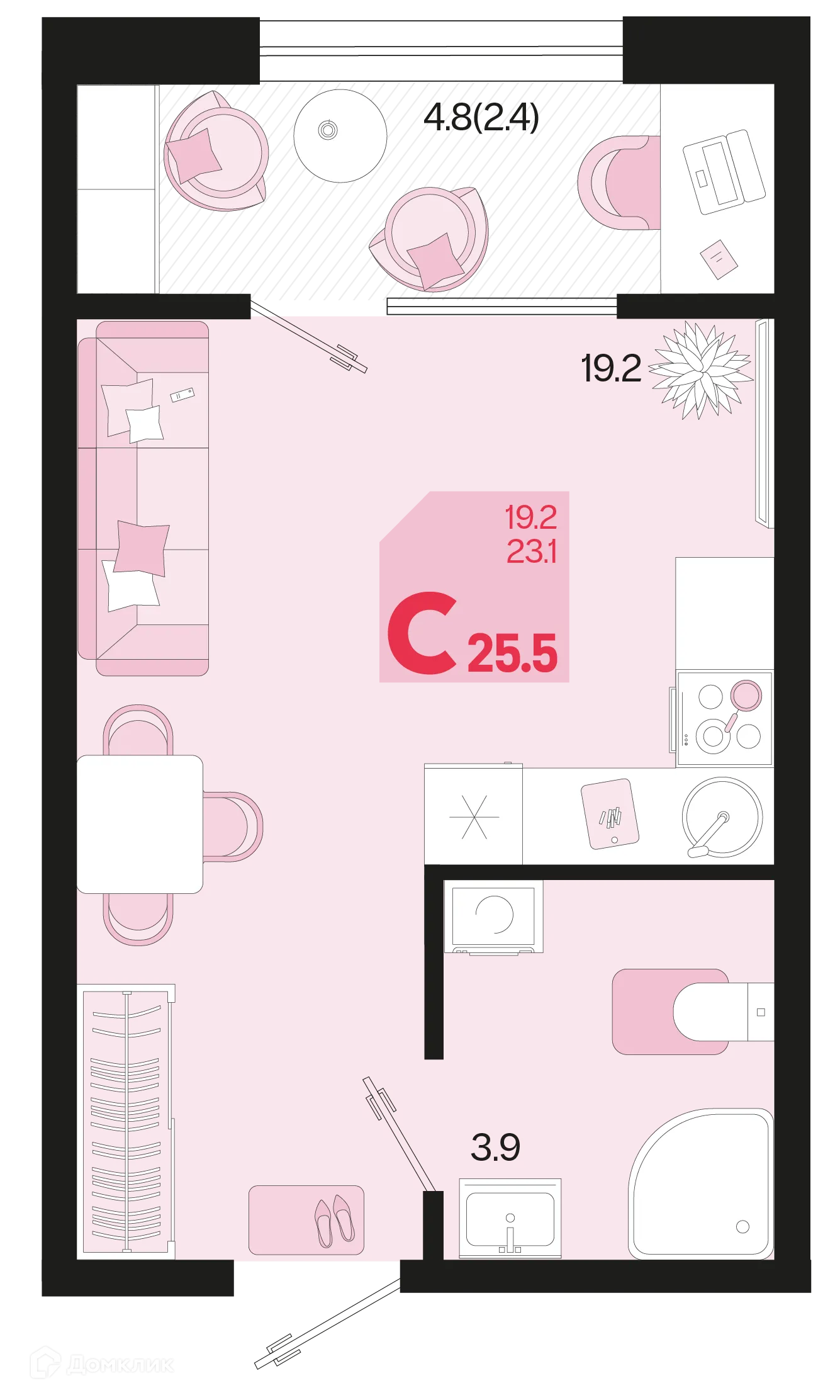 Фото квартиры в ЖК Первое место