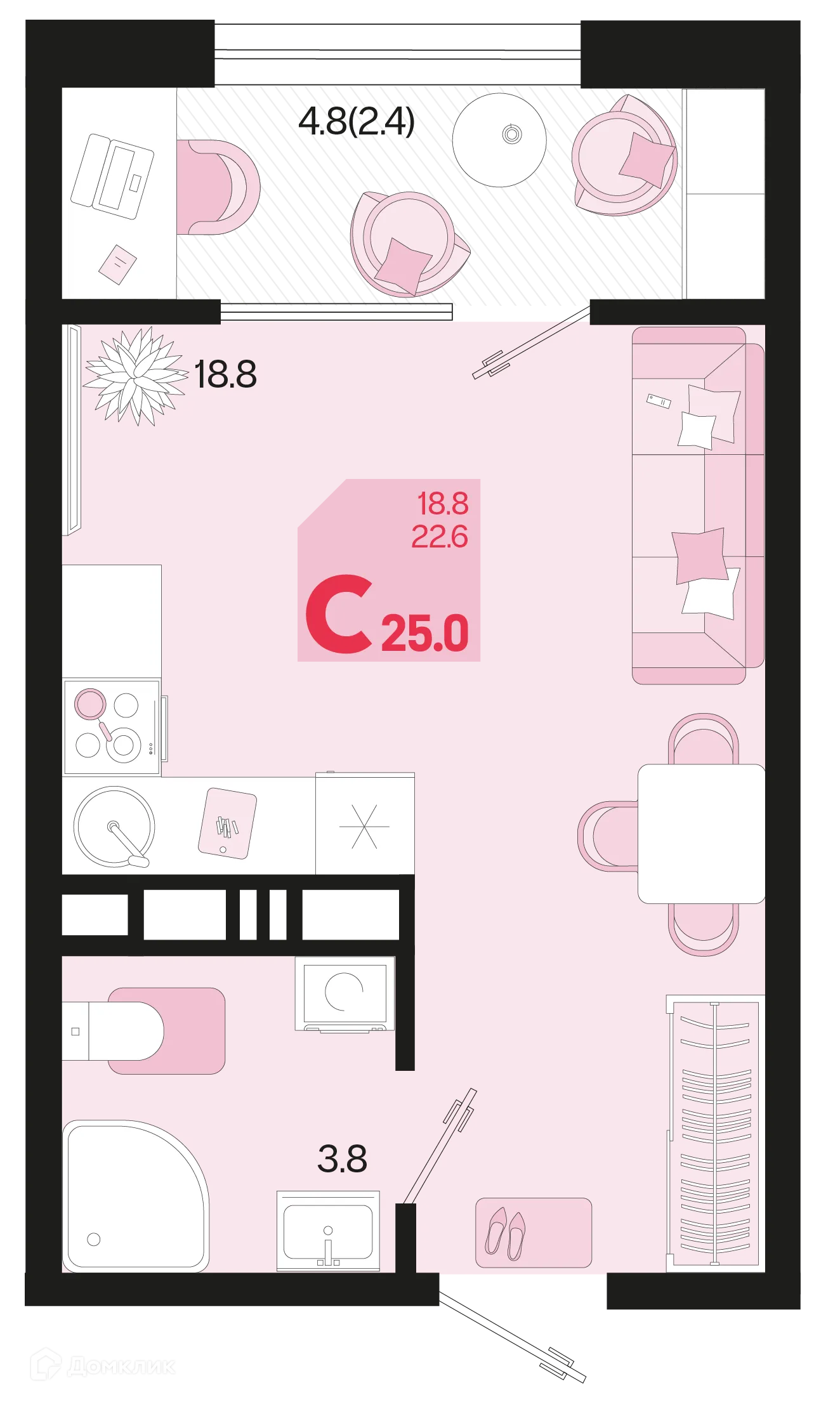 Фото квартиры в ЖК Первое место