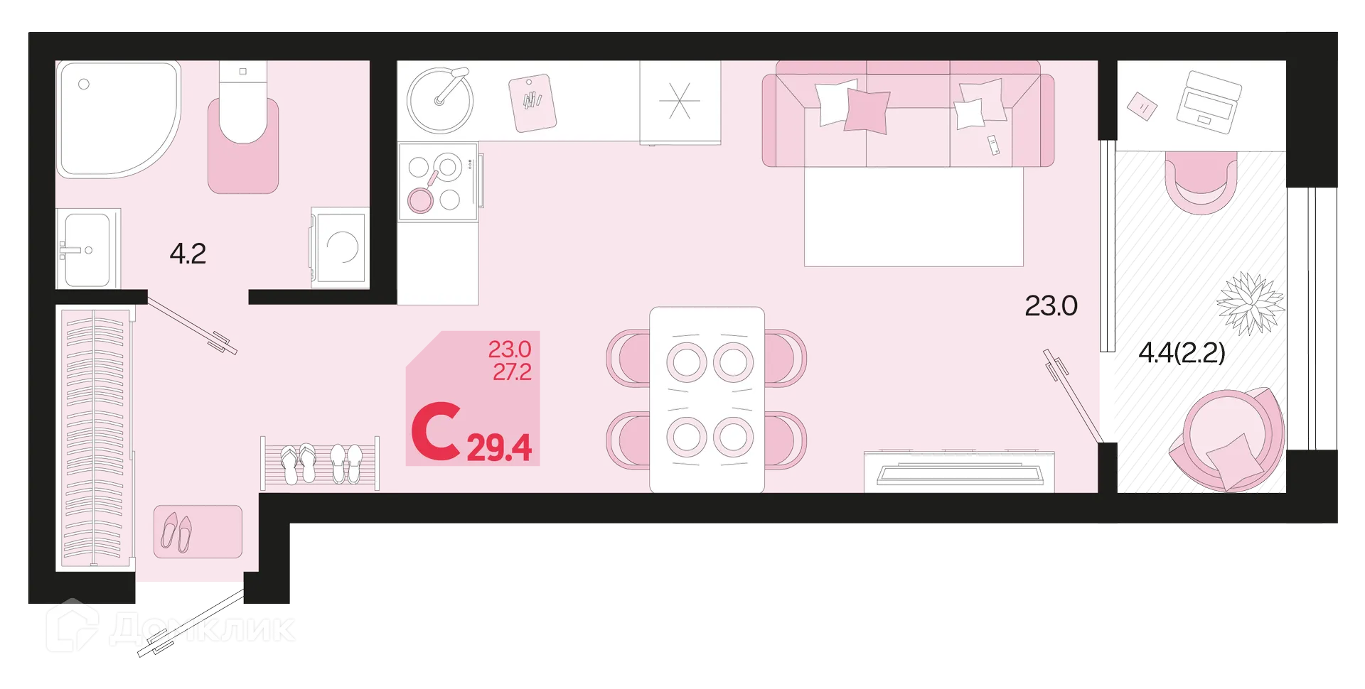Фото квартиры в ЖК Первое место