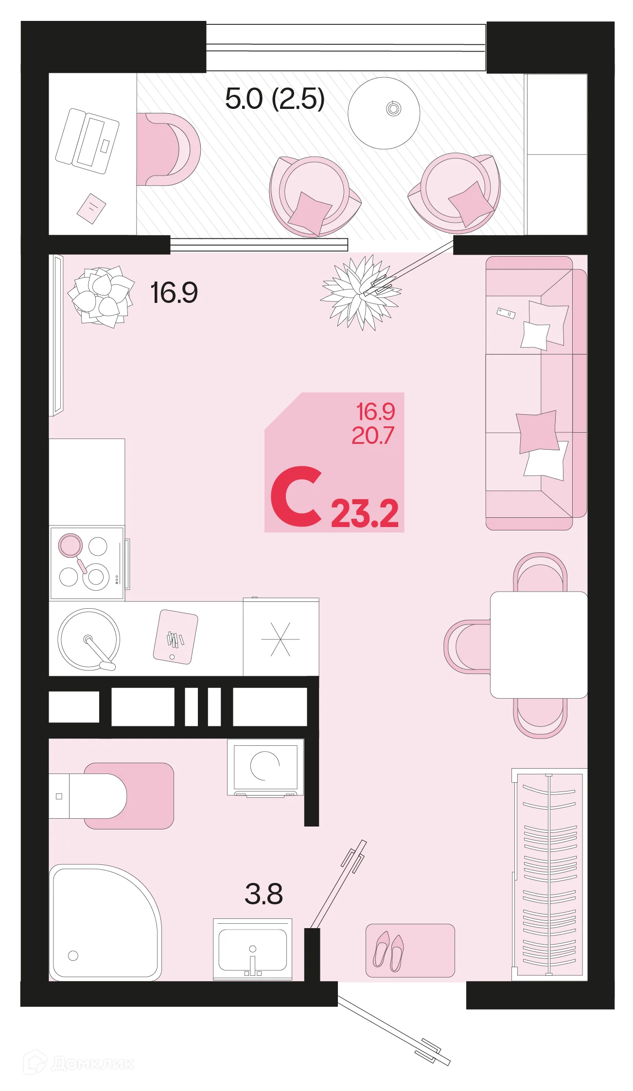 Фото квартиры в ЖК Первое место