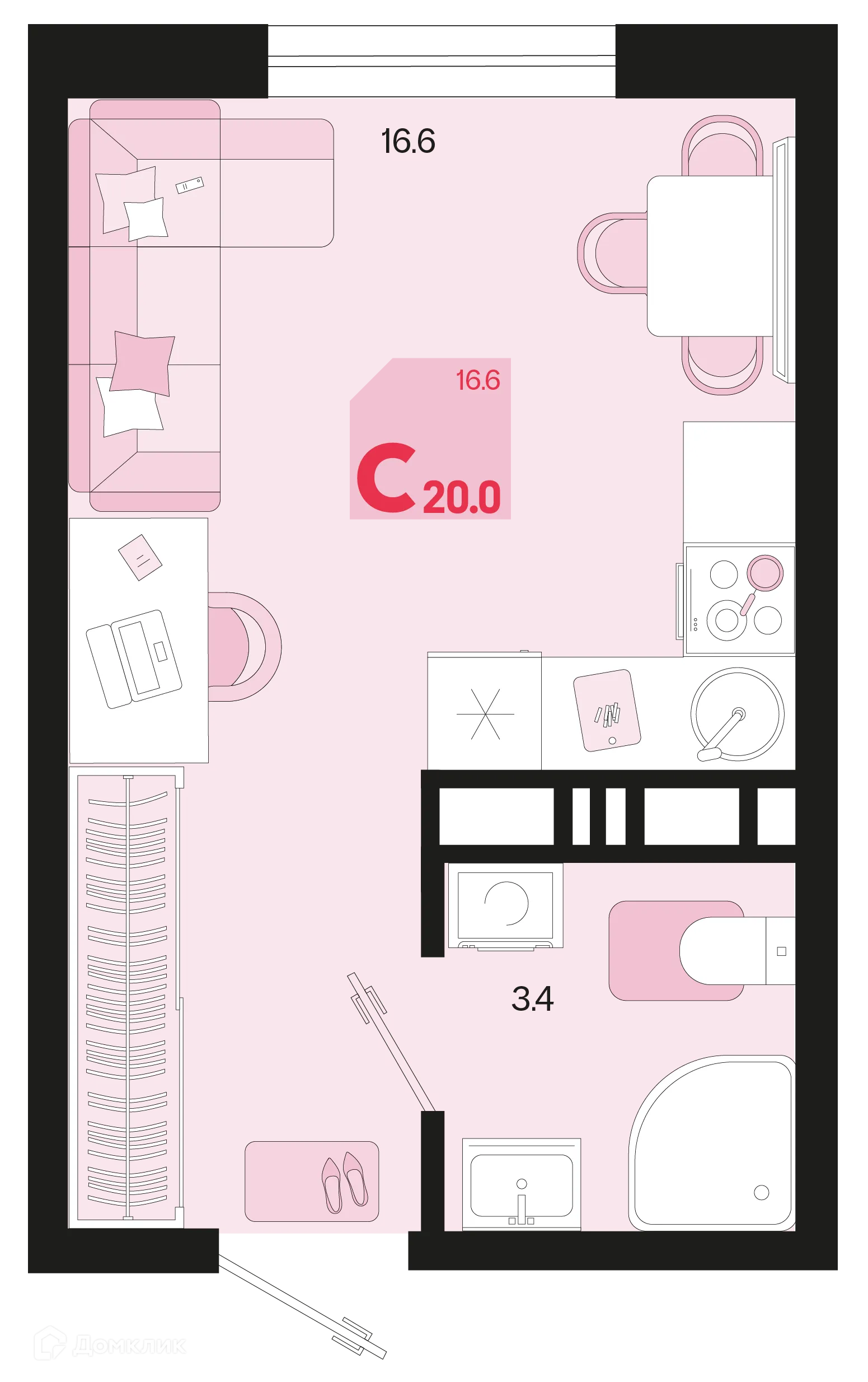 Фото квартиры в ЖК Первое место