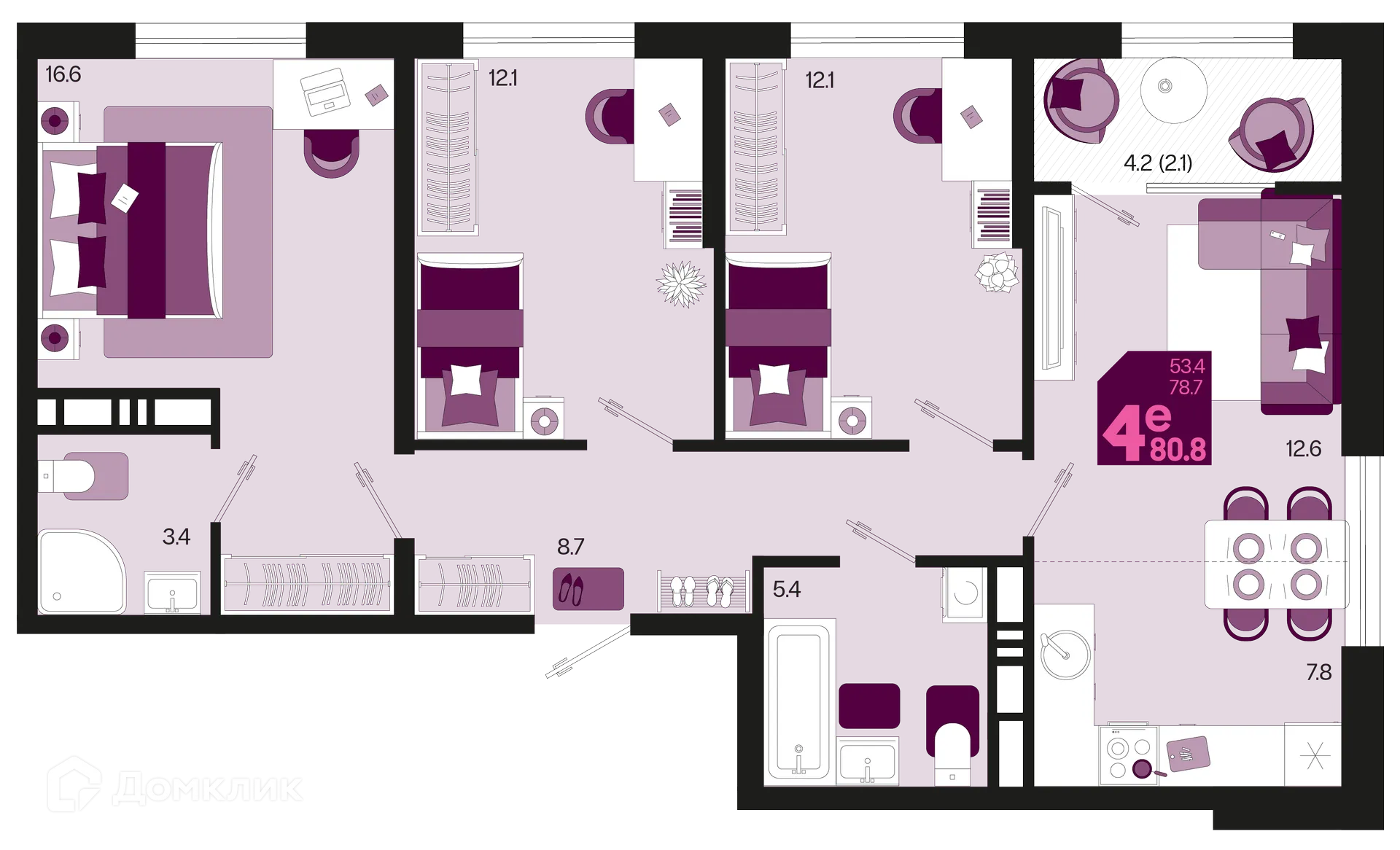 Фото квартиры в ЖК Первое место