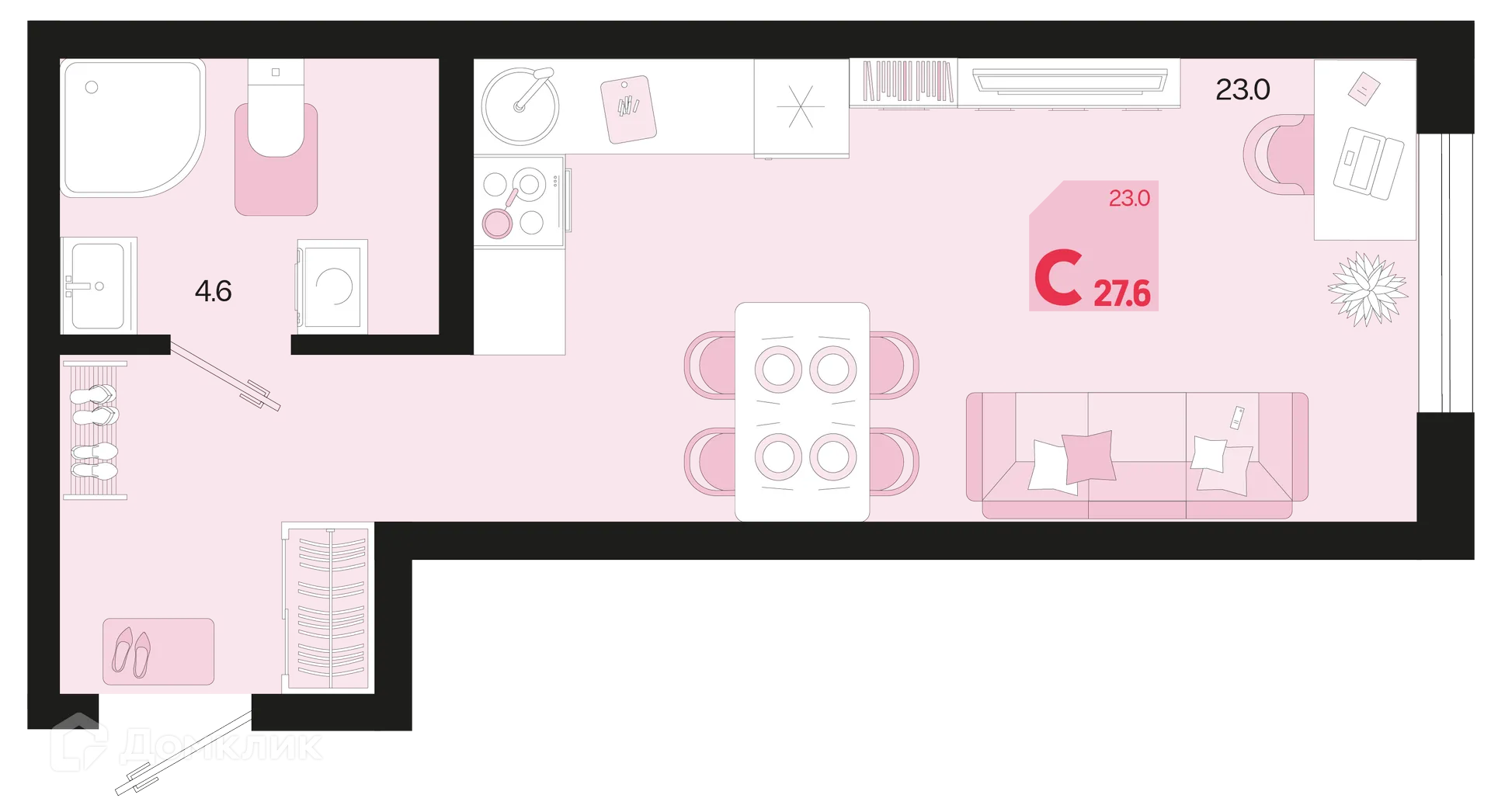 Фото квартиры в ЖК Первое место