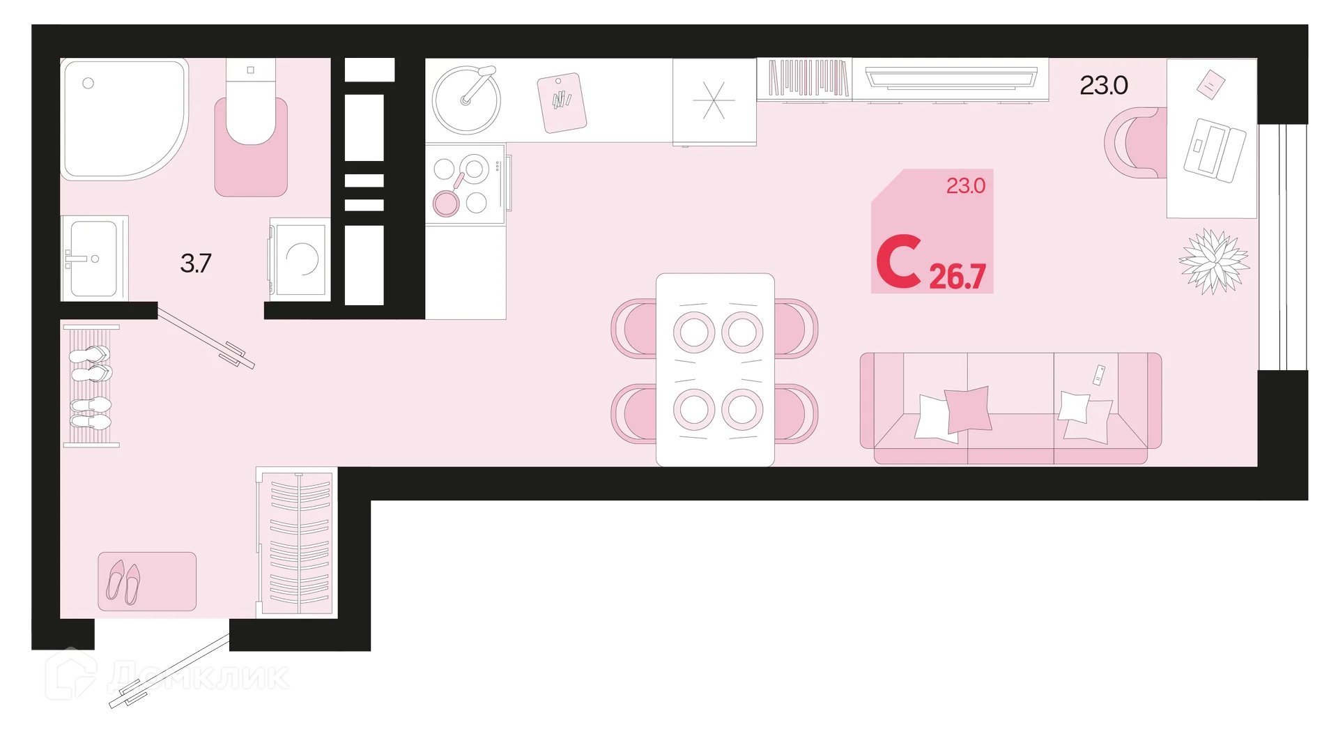 Фото квартиры в ЖК Первое место