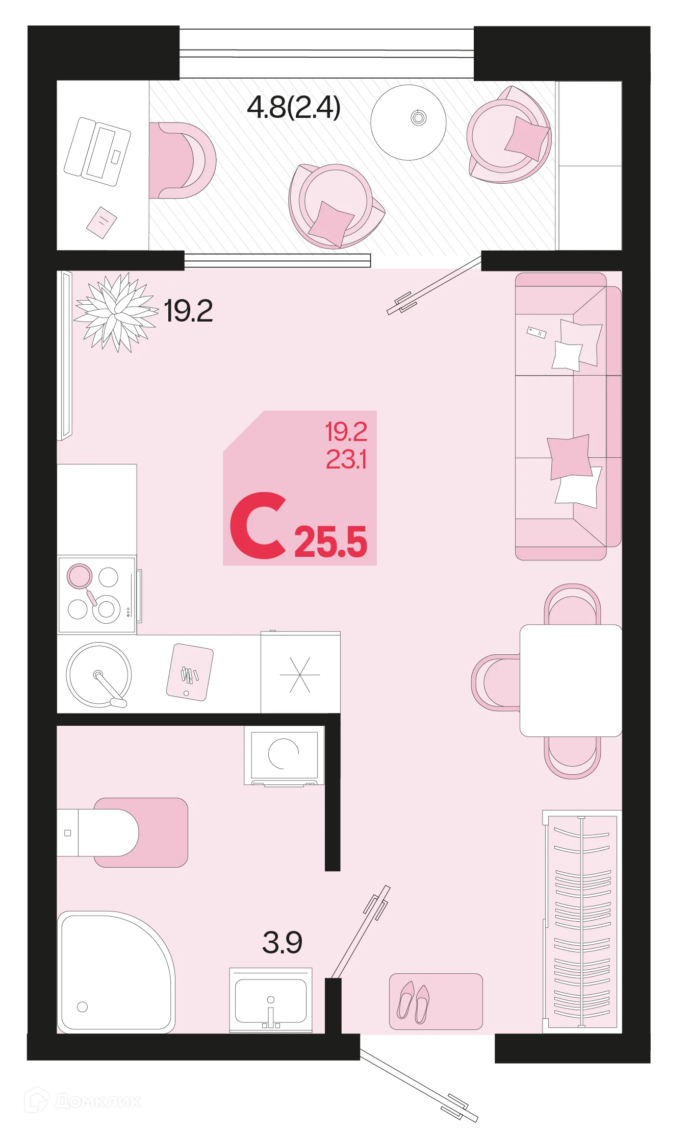 Фото квартиры в ЖК Первое место